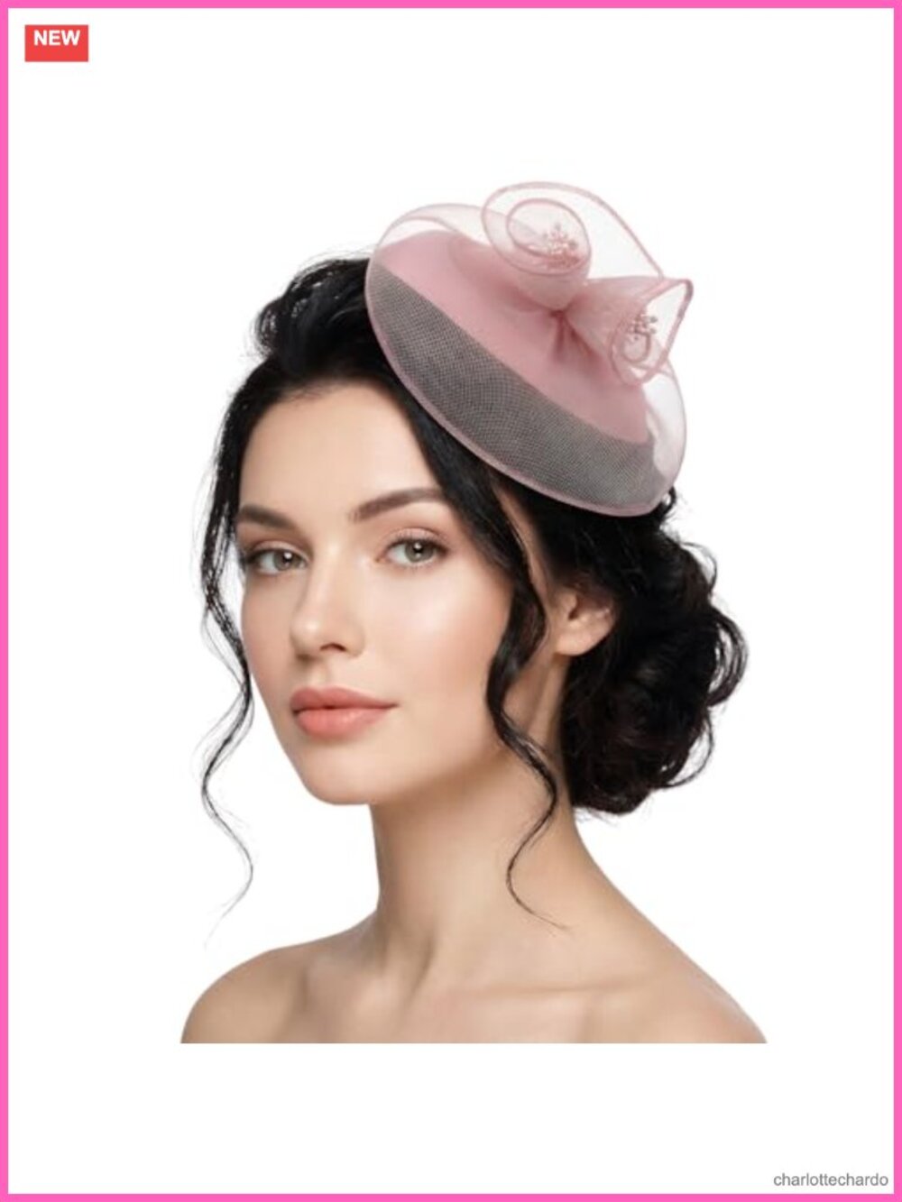 Women's Fascinator Hat Pillbox Mesh Headband for Wedding Tea Party Cocktail